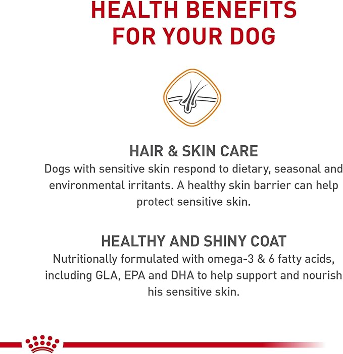 Royal Canin Medium Sensitive Skin Care Dry Dog Food, 17 lb bag