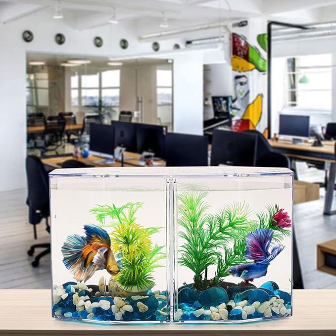 Mipcase Box Separation Tool Betta Shrimp Mini Acrylic Breeding Fish Household Bowl Incubation Hatchery Transparent Octopus for Spawning Goldfish Landscape Small Container Aquarium