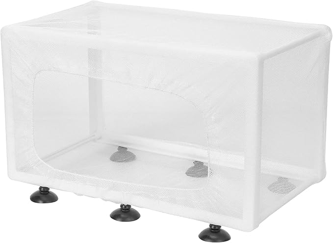 HEEPDD Aquarium Fish Breeder Box Isolation Box Breeder Hatchery Incubator with Suction Cup L