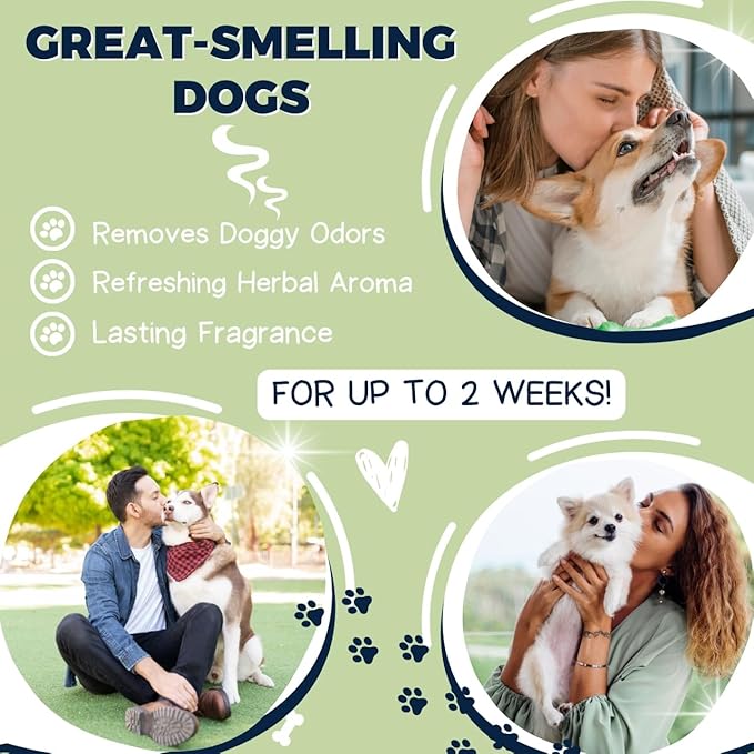 Alpha Dog Series - Grooming Natural Herbal Dog Shampoo, pH Balanced Shampoo for Dogs, Moisturizing Soothing Dog Shampoo for Sensitive Skin - 1 Gallon