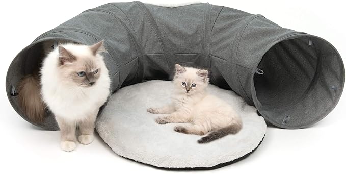 Catit Vesper Cat Tunnel, Cat Toy, Grey, 41996