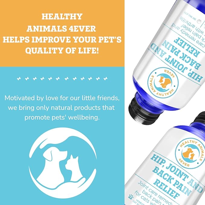 Healthy Animals 4 Ever Arthritis Remedy for Cats - Restore Energy & Vitality - Support Hip & Joint Health - Minimize Pain - All-Natural, Non-GMO, Organic - Preservative & Chemical Free - 300 ct