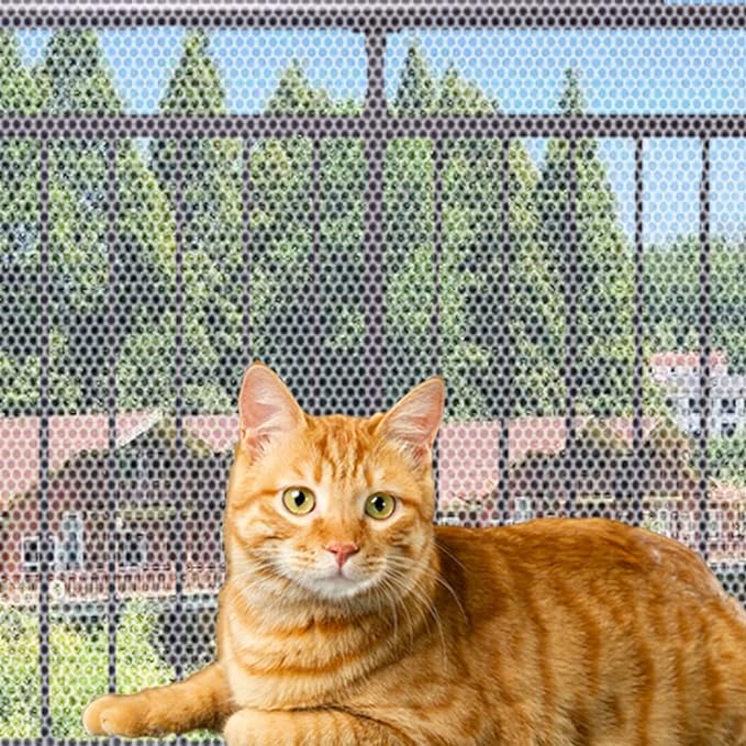 Cat Balcony Rail Net Cat Anti-Fall Netting Pet Balcony Mesh Fence Net Child Safety Screen Protection Crib Mesh for Pets