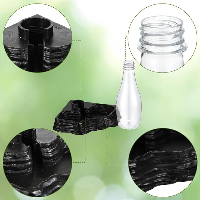 Reptile Water Feeder, 2 Pack, Automatic Water Dispenser, 13.5Oz, for Bearded Dragon, Terrarium, Turtle, Geckos, Frog