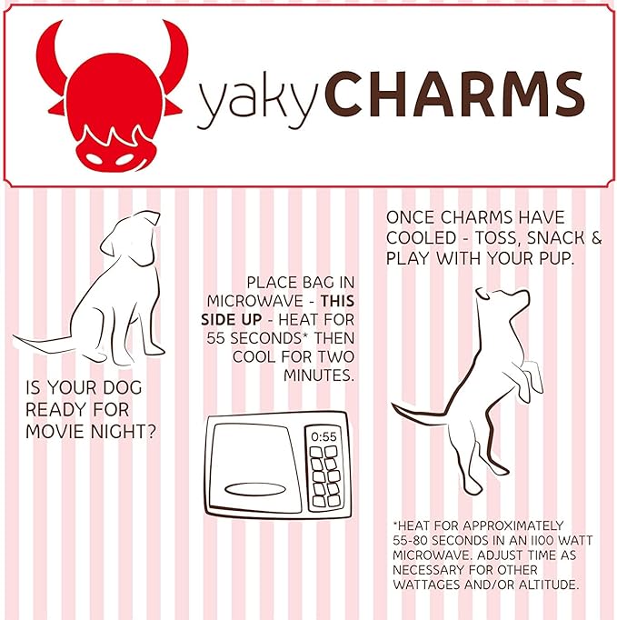 Himalayan Dog Chew YakyCharms Cheese Popcorn Dog Treats | Dog Training, Treats for Dogs, 100% Yak Cheese | Microwavable, Gluten, Grain, Lactose Free, USA Made | 12 Pack, White