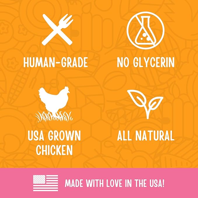 Full Moon Chicken Jerky Healthy All Natural Dog Treats Human Grade For Hip And Joint 6 oz