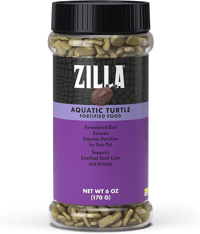 Zilla Aquatic Turtle Extruded Food Pellets 6 Ounces