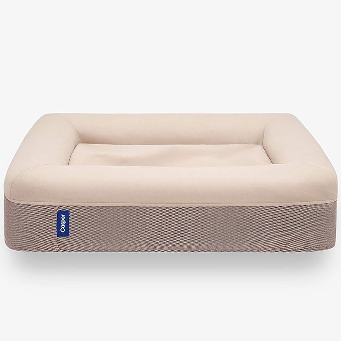 Casper Dog Bed, Plush Memory Foam, Medium, Sand