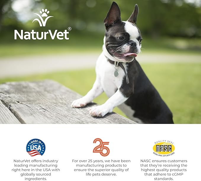 NaturVet – Advanced Probiotics & Enzymes - Plus Vet Strength PB6 Probiotic – Supports and Balances Pets with Sensitive Stomachs & Digestive Issues – for Dogs & Cats 240 ct