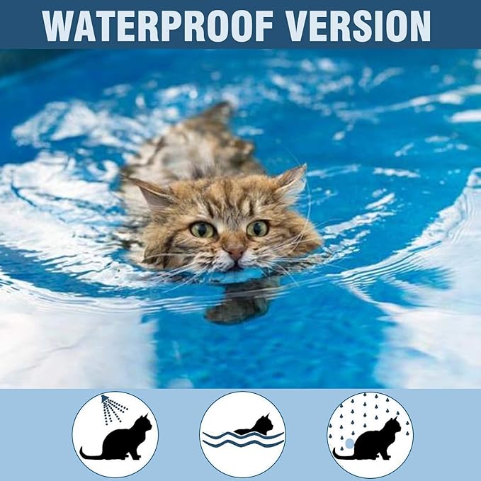 Flea and Tick Collar for Cats. Offers 4 * 6 Months of Protection. Made from Quality Essential Oils. Waterproof and Natural. Protects Kittens. Free Flea Comb and Tick Tweezers. (4 Pack - 13.8 inches)