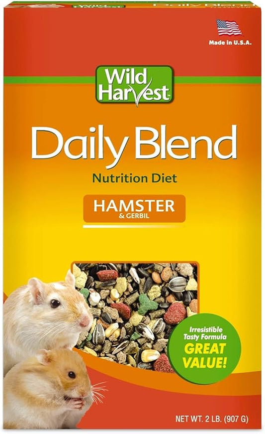 Wild Harvest E137596 Daily Blend p-83138 32 OZ, Premium Hamster/Gerbil Food, 2 Pound (Pack of 1)