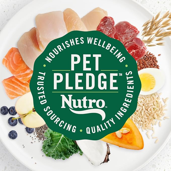 NUTRO ULTRA Adult Weight Management High Protein Natural Small Breed Dry Dog Food for Weight Contol with a Trio of Proteins from Chicken, Lamb and Salmon, 8 lb. Bag