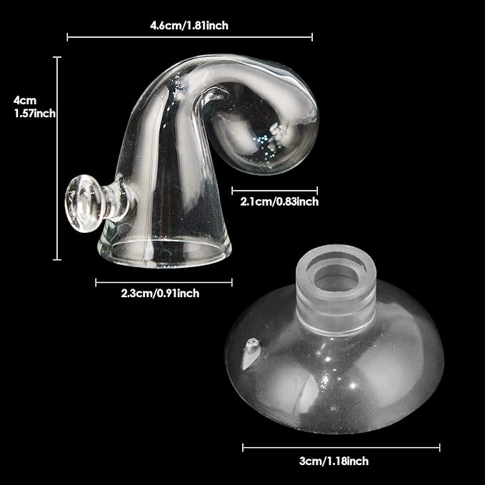 ZRDR Glass Drop Checker Kit with 15ml Co2 Checker Solution The Most Accurate Monitoring of Planted Tank Co2 Levels