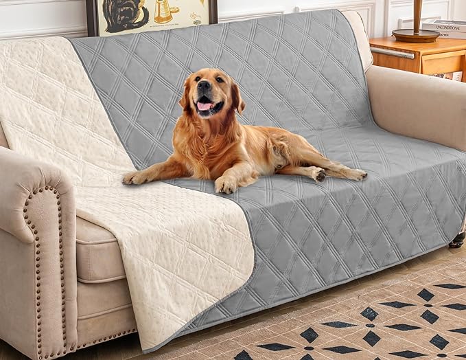 Ameritex Waterproof Dog Bed Cover Pet Blanket with Anti-Slip Back for Furniture Bed Couch Sofa