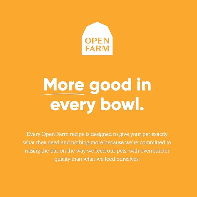 Open Farm Bone Broth, Food Topper for Both Dogs and Cats with Responsibly Sourced Meat and Superfoods Without Artificial Flavors or Preservatives, 12oz (Harvest Chicken)