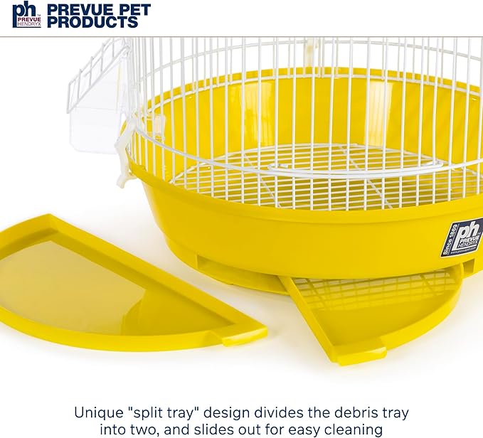 Prevue Hendryx SP31999Y Classic Round Bird Cage, Yellow