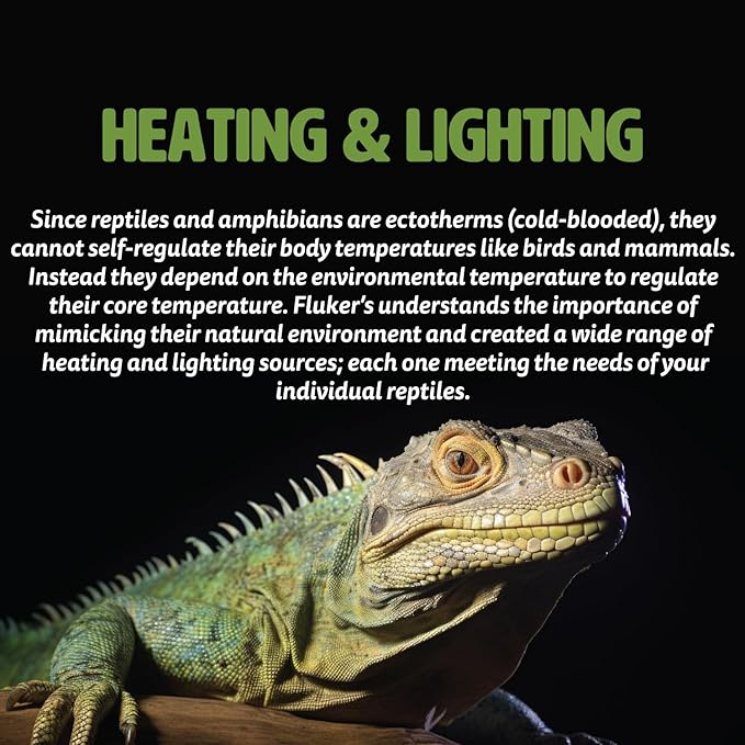 Fluker's Incandescent Basking Spotlight Bulbs for Reptiles Tanks, Reptile Heat Lamp Bulbs for Infrared Light, 75-Watt