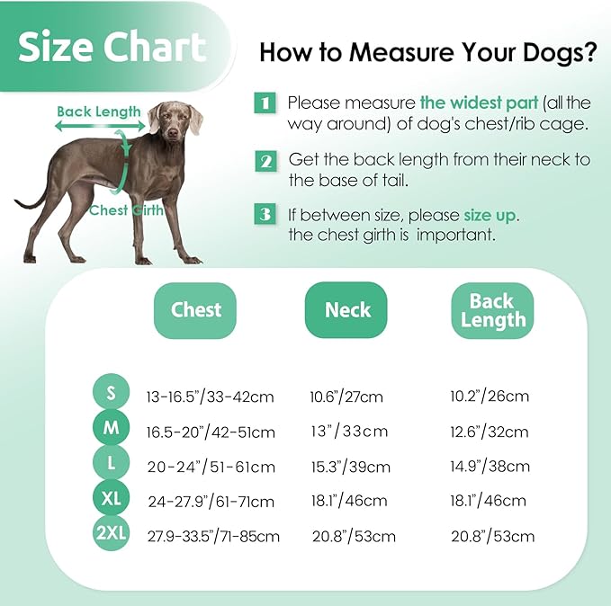 AOFITEE Dog Recovery Suit, Dog Surgical Recovery Suit for Female Dogs Male Dogs, Cozy Dog Onesie for Surgery, Cone E-Collar Alternative, Anti Licking Dog Surgical Shirt with Pee Hole, Strawberry XL