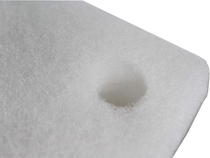 Penn-Plax Cascade Bio-Floss Replacement Poly Fiber Floss Pads for Cascade 1200 & 1500 Canister Aquarium Filters – 6 Pack, White (CCF331)