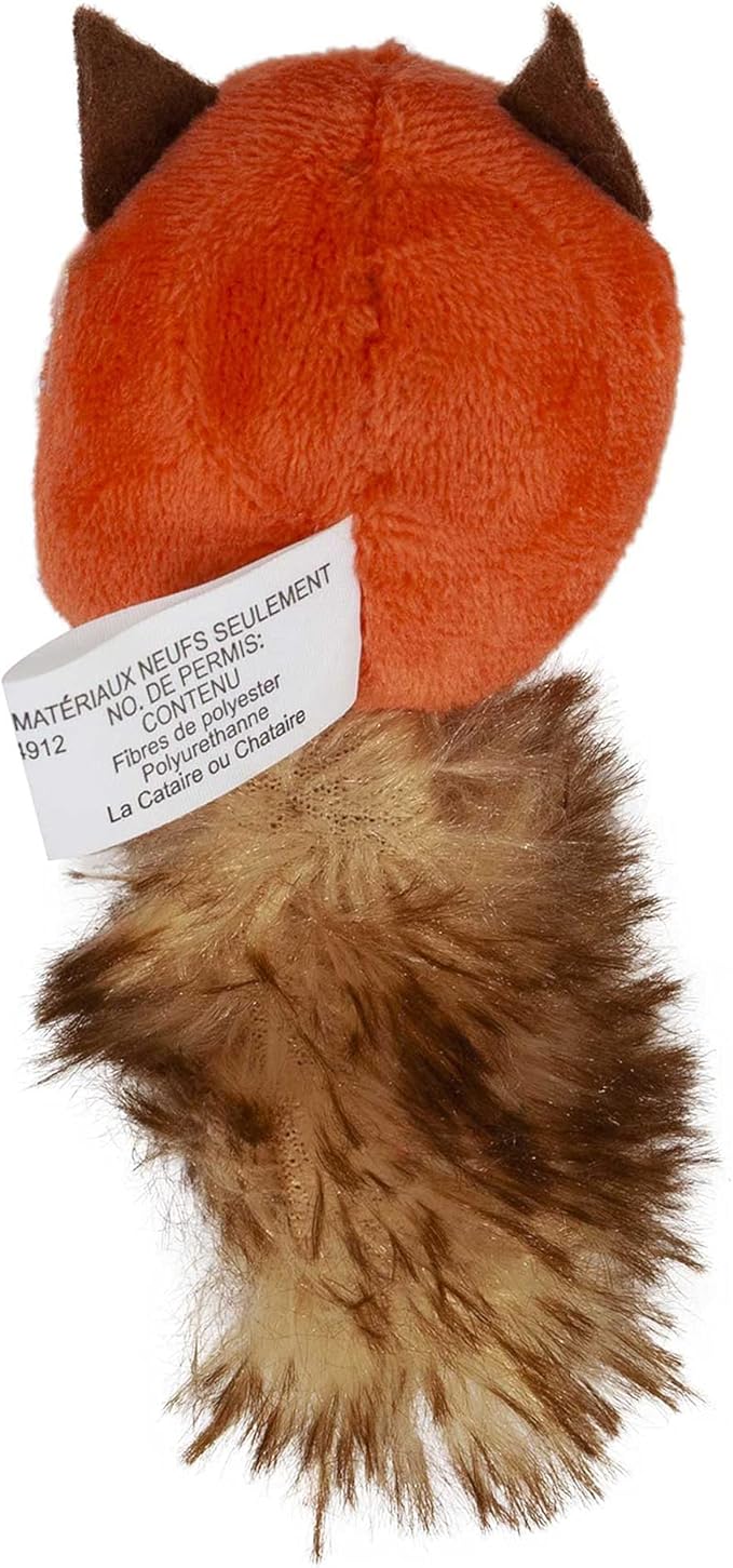 JW Cataction Catnip Squirrel Toy, Multicolor