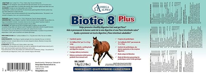 Biotic 8 2.2lbs for horses