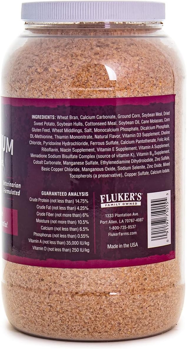 Fluker's High Calcium Dubia Roach Diet, Can Be Used as a Gut-Loading Food or Bedding, 3.75 lbs.