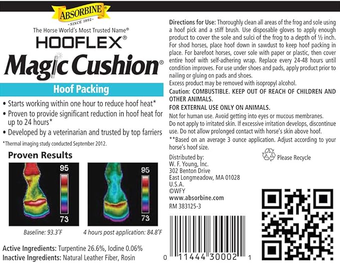 W F YOUNG 068029 Magic Cushion Hoof Packing 4LBS