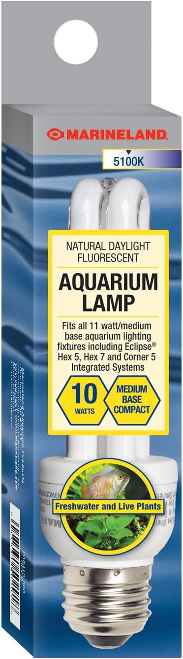 Marineland PA0419 Compact Replacement Lamp, Fits Esclipse Hex 5, Hex 7, and Corner 5 Systems