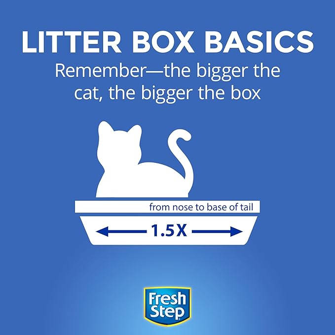 Fresh Step Advanced Multi-Cat Clumping Litter With Febreze Freshness, Fresh Step Clumping Cat Litter Extra Strength Formula With Guaranteed Odor Control, 37 lbs. (2 x 18.5 lb. Box)