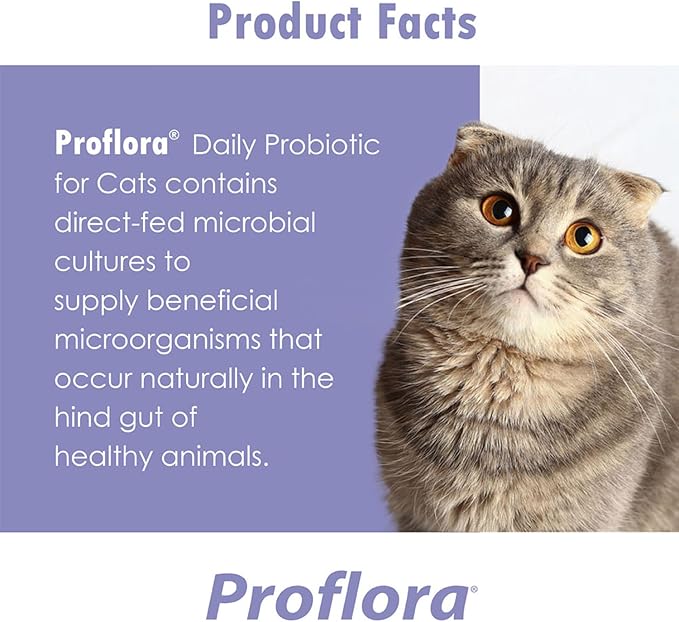 Probiotics for Cats-Complete Gut Health & Immune Support. Easy to Use Digestive Multi-Strain Probiotics. Easier Diet Transitions, Healthier Skin & Coat & Helps Treat Diarrhea. 30 Packets.