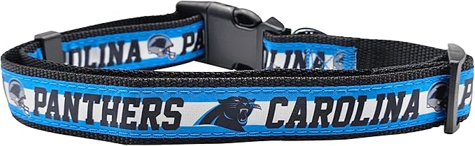 New & Improved Pets First NFL Carolina Panthers Licensed PET Collar, Large - Heavy-Duty, Strong, and Durable New Dog Collar. Available in 32 Football Teams and 4 Sizes