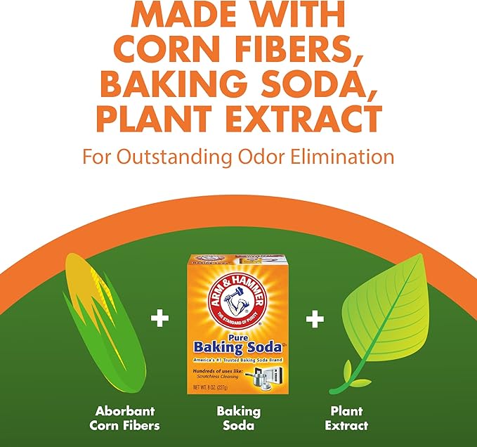 ARM HAMMER Naturals Cat Litter, Multi Cat, 18lb Bag