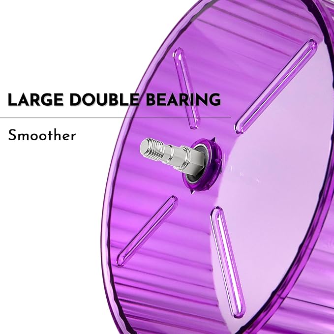 Hamster Wheel, 8.3inch Silent Hamster Wheel, Adjustable Height Turtle Wheel Turtle Tank Accessories, Dwarf Hamster Wheel, Hedgehog Wheel, Gerbil Wheel, Small Pet Exercise Wheels