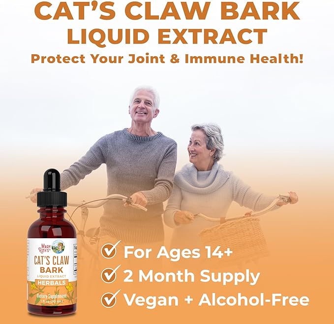 MaryRuth Organics Cat's Claw Drops | Digestive Health | Immune Support | Joint Health | Vegetable Glycerin | Vegan | Non-GMO | Gluten Free | 1 Fl Oz