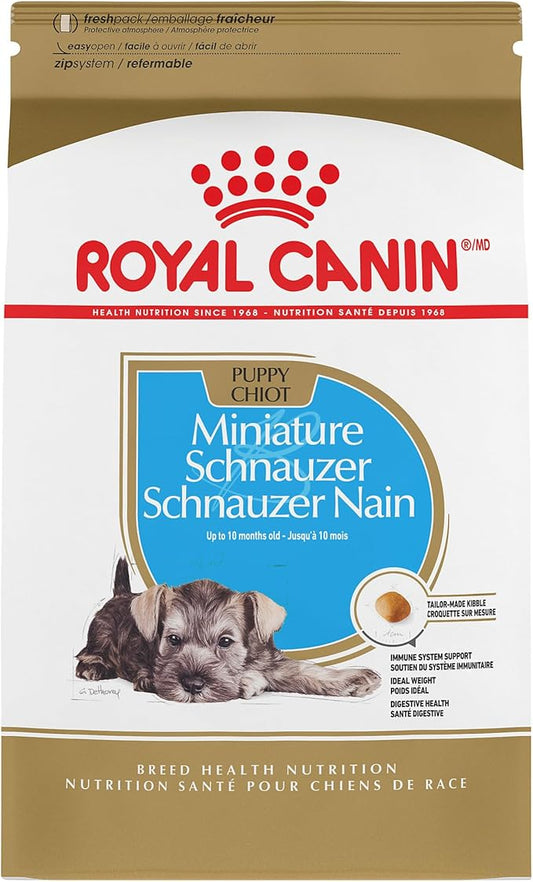 Royal Canin Miniature Schnauzer Puppy Breed Specific Dry Dog Food, 2.5 lb bag