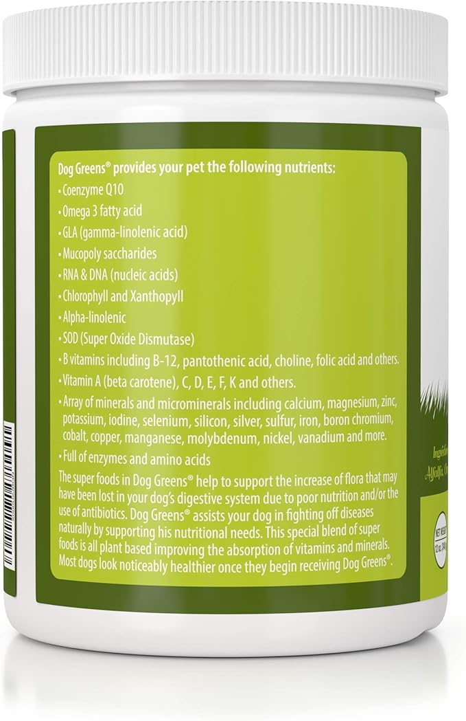 Superfood Rich in Antioxidants, Multivitamins, Minerals, Prebiotics, Skin & Immune Health - Excellent for Seniors, Active Dogs & Puppies