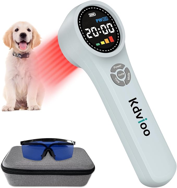 Cold Laser Therapy Device for Dogs,4x980nm+16x660nm+4x810nm Low Level Laser Therapy,Handheld Laser Therapy Device,Pet Laser Therapy for Dogs Cats Muscle & Joint Pain Relief,Reduce Inflammation