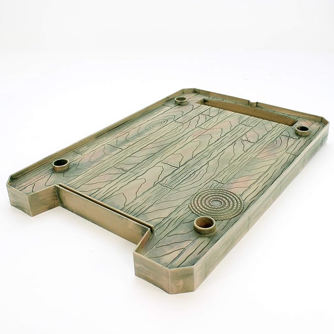 Penn-Plax Reptology Aquatic Turtle Pier and Basking Platform | Floating above Tank | Decorative, Functional, and Naturally Inspired for Aquariums and Terrariums | Large Size (REP603)