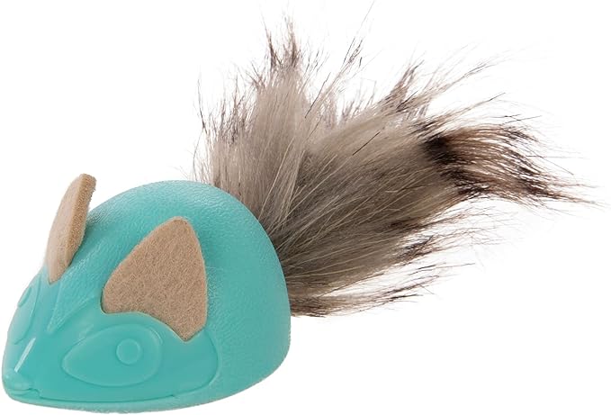 Petlinks Marble Mayhem Rolling Marble Racoon Cat Toy - Teal, One Size