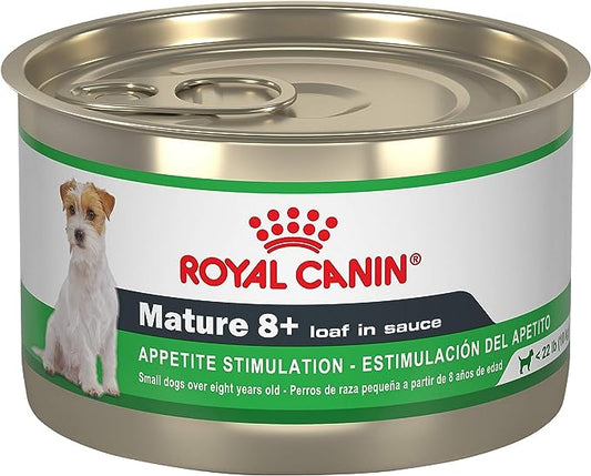Royal Canin Canine Health Nutrition Mature 8+ Loaf In Sauce Canned Dog Food, 5.2 oz can (24-count)