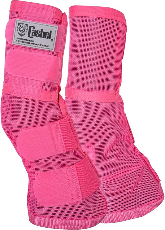 Cashel Crusader Leg Guard Fly Boots, Pink, Arabian