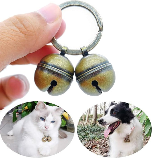 Dog Collar Bell - Cat Bells for Collar Loud, Save Birds and Wildlife Jingle Bell, Copper Charm…