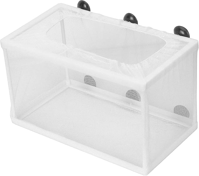 HEEPDD Aquarium Fish Breeder Box Isolation Box Breeder Hatchery Incubator with Suction Cup L