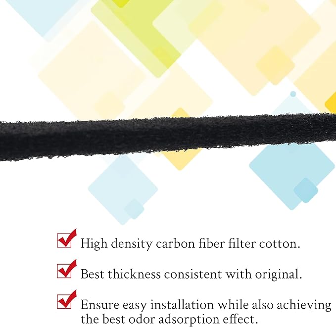6 Pack Carbon Filters Replacement Filters Compatible with Litter-Robot 4 to Absorb Odors Control Damp from Pets