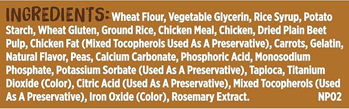Rachael Ray Nutrish Soup Bones Dog Treats, Chicken & Veggies Flavor, 6 Bones