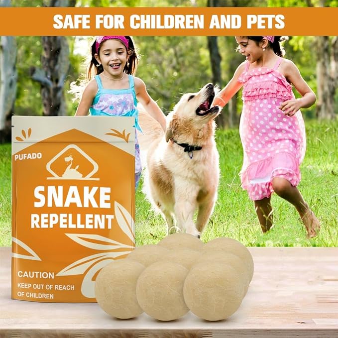 Snake Repellent for Yard Powerful, Keep Snake Away Repellent for Outdoors, Snake Repellent for Outdoors Pet Safe, Snake Repellant Outdoor and Home, Yard Snake Out Repellant Effectively- 8 Packs