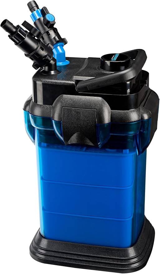 Penn-Plax Cascade All-in-One Aquarium Canister Filter – for Tanks Up to 65 Gallons (185 GPH) – Cascade 700