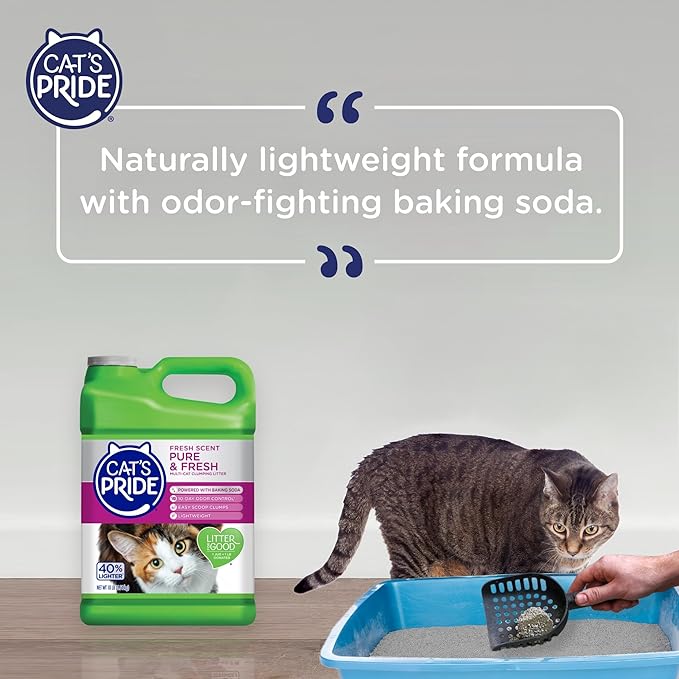 Cat's Pride Premium Lightweight Multi-Cat Clumping Litter 10 Pounds