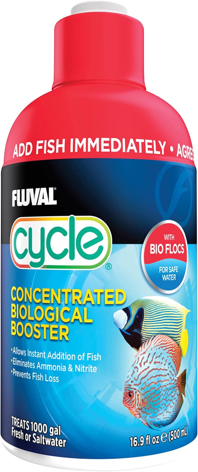 Fluval Cycle Biological Enhancer, Aquarium Water Treatment, 16.9 Oz., A8351