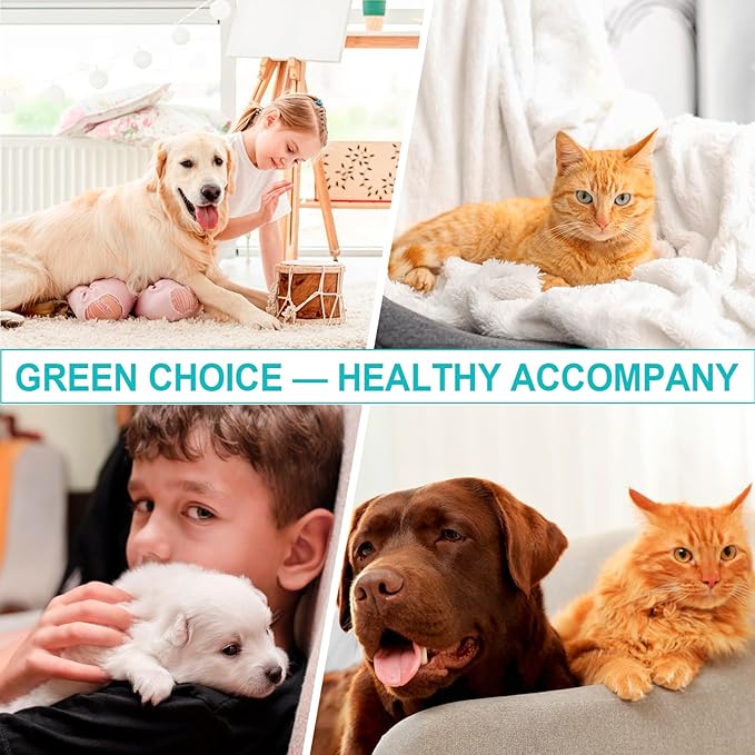 Dog Ear Cleaner Set, 4oz Dog Ear Cleaning Solution & 20pcs Cotton Swabs & 20pcs Finger Covers, Ear Cleaner for Cats